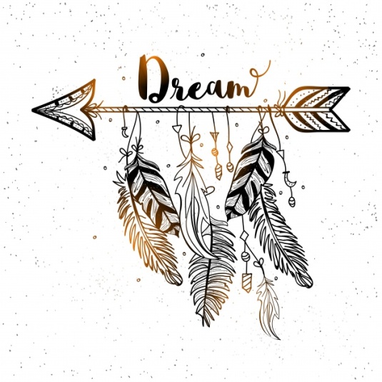 beautiful-background-of-decorative-arrow-with-feathers-in-boho-style_1302-4346